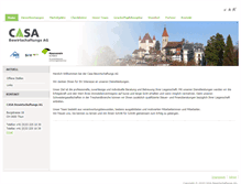 Tablet Screenshot of casa-thun.ch